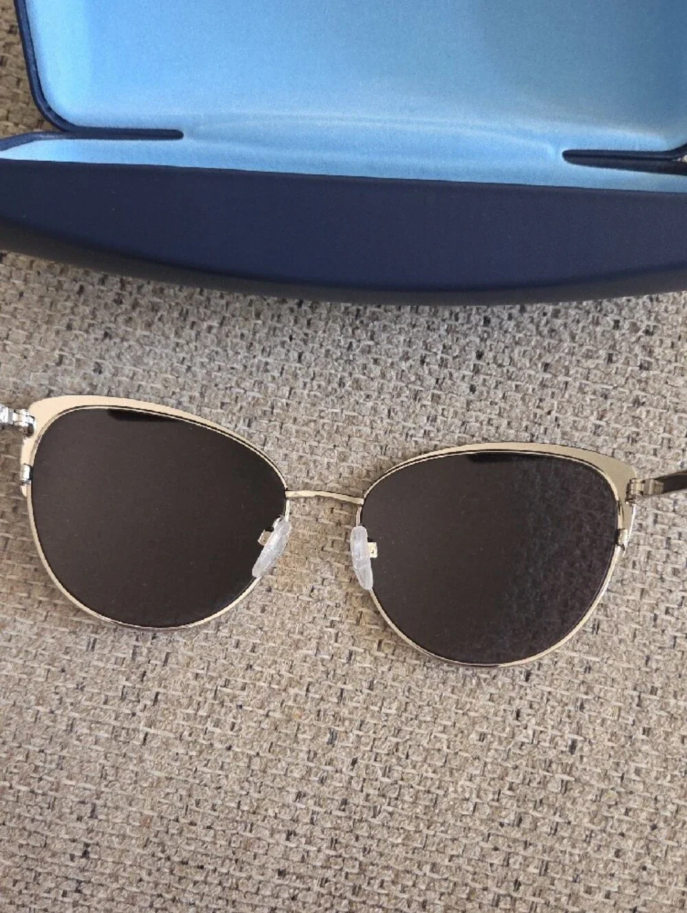 Draper James Black Cat-Eye Sunglasses